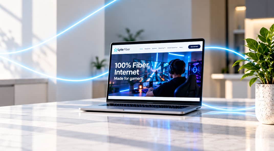 Sunlit Fiber Connected Modern Interior